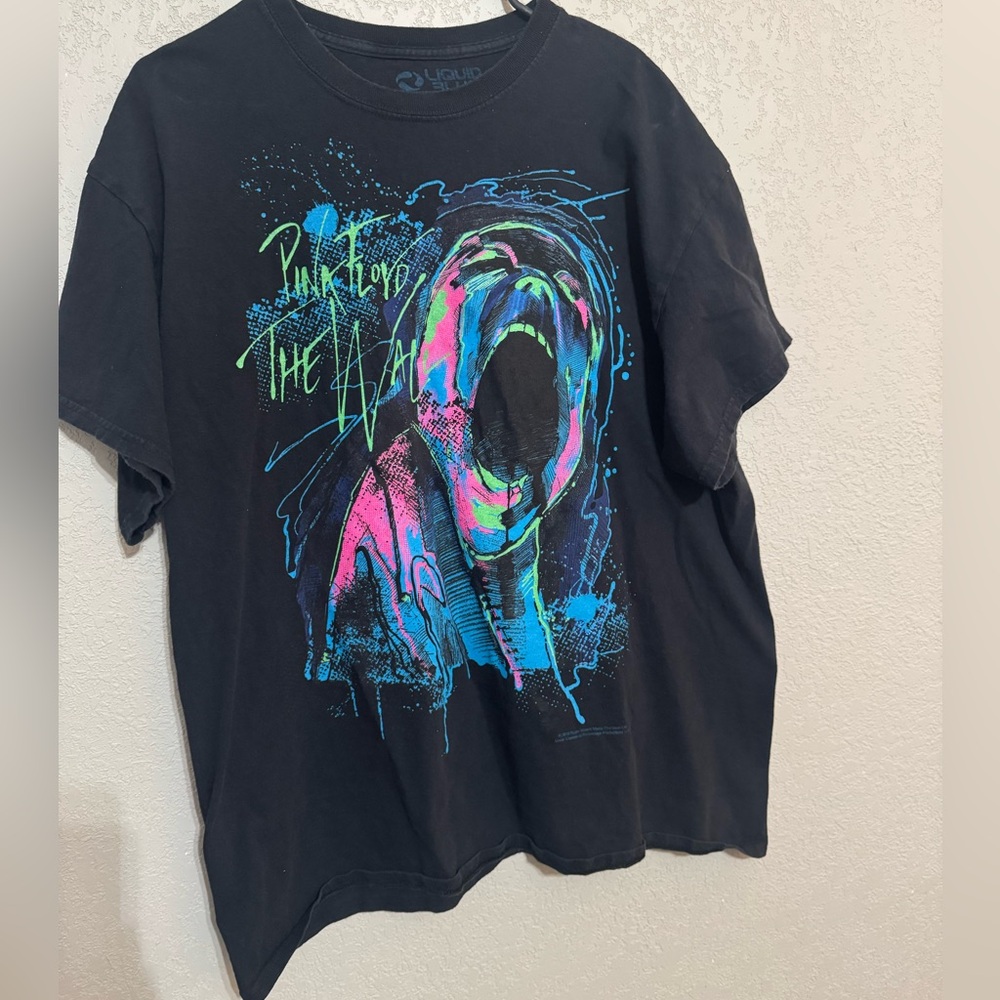 Pink Floyd Liquid Blue Black Light TShirt